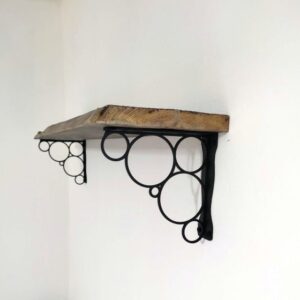 Konzole k poličce - kruhy - 2ks