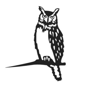 Výr velký - zápich do dřeva